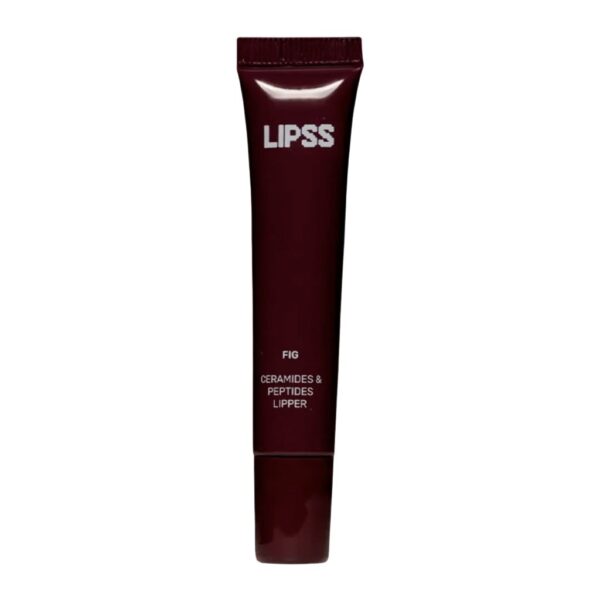 Блиск для губ рожевий з ароматом інжиру LIPSS Fig Ceramides Peptides Lipper 8ml