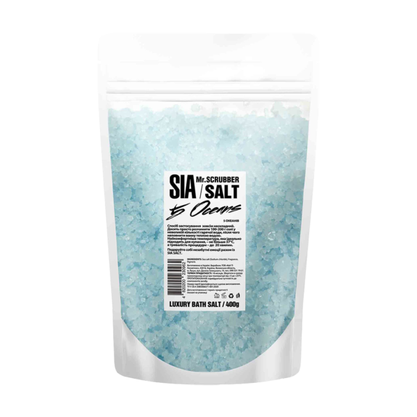 Сіль для ванни Mr.Scrubber Sia Salt 5 Oceans 400g