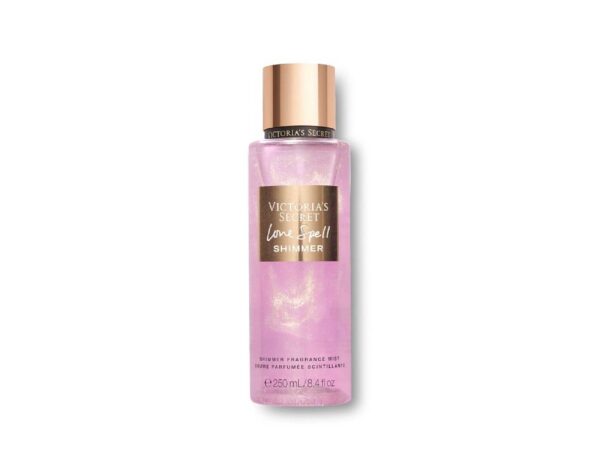 Парфумований спрей для тіла з шимером VICTORIAS SECRET LOVE SPELL SHIMMER FRAGRANCE MIST 250ml