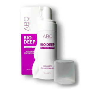М’яка очищувальна пінка для обличчя з пептидним комплексом, пантенолом, екстрактом екліпти, ноні ABO Deep Cleansing Foam 150ml
