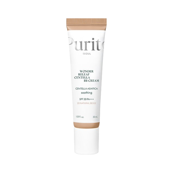 Новий ВВ-крем з екстрактом центелли Purito Seoul Wonder Releaf Centella BB Cream N23 Natural Beige 30ml