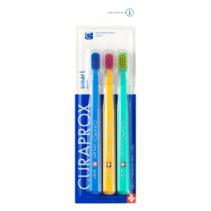 Набір дитячих зубних щіток Curaprox Smart Ultra soft 3шт