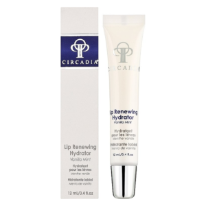 Бальзам для відновлення та зволоження губ ванільно-м'ятний з гіалуроновою кислотою, олією насіння журавлини Circadia Lip Renewing Hydrator Vanilla Mint 12ml