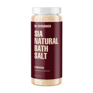 Парфумована сіль для ванни Mr.Scrubber Sia Natural Bath Salt Ayurveda 600g