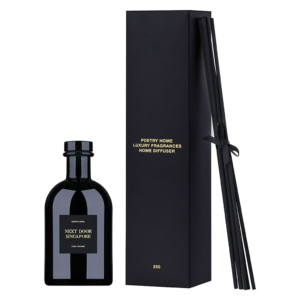 Парфумований дифузор з ароматом ванілі, імбиру, кориці, мигдалю, мускусу, тютюну POETRY HOME Next Door Singapore (round) 250ml