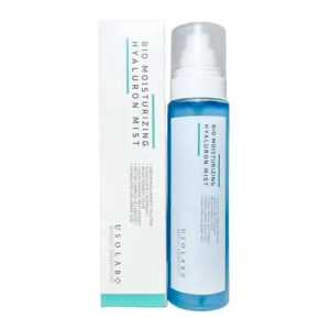 Зволожувальний, заспокійливий, омолоджувальний тонер-спрей з 5 видами гіалуронової кислоти, гвайазуленом USOLAB Bio Moisturizing Hyaluron Mist 150ml