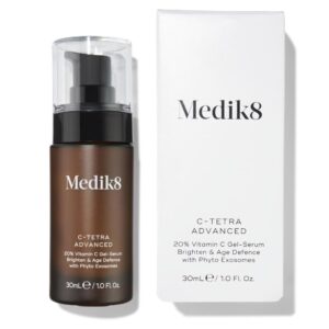 Гель-сироватка з 20% вітаміном С, ацетил-зінгероном і фітоекзосомами Medik8 C-Tetra Advanced Gel-Serum 30ml