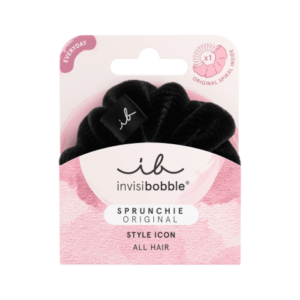 Резинка-браслет для волосся чорна Invisibobble Sprunchie Original Style Icon Dusk Till Dawn 1шт