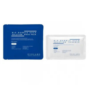 Набір для процедури карбоксітерапії (есенція, маска) з гіалуроновою кислотою, екстрактами центели, шавлії, евкаліпта, розмарину, вітаміном С USOLAB Bio Bubble Asco Solution Kit