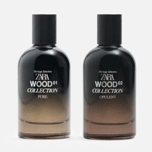 ZARA Wood Collection Wood 01 Pure 100ml + Wood 02 Opulent 100ml