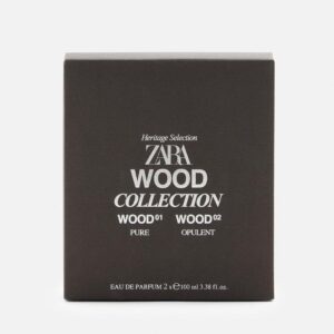 ZARA Wood Collection Wood 01 Pure 100ml + Wood 02 Opulent 100ml