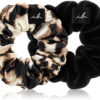 Резинка-браслет для волосся чорна, леопардова Invisibobble Sprunchie Original Style Icon The Iconic Beauties 2шт 136094