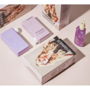 Набір для підтримки кольору світлого волосся (шампунь 250мл, бальзам 250мл, спрей 100мл) Kevin Murphy Holiday Blonde 2023