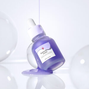 Інтенсивна заспокійлива сироватка з гвайазуленом та троксерутином, ніацинамідом, аденозином, олією ромашки CUSKIN Dr.Solution Guaiazulene Serum 30ml