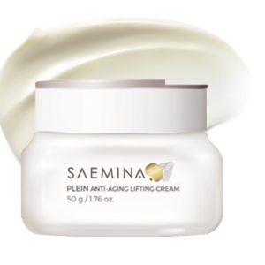 Антивіковий крем з пептидами, аденозином, антиоксидантами, заспокійливими компонентами (рослинні олії, лецитин, пробіотики) Newland All Nature Saemina Plein Anti-Aging Cream 50g