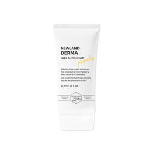 Сонцезахисний крем для шкіри обличчя на хімічних фільтрах з ніацинамідом, прополісом, аденозином, віт Е, рослинними екстрактами Newland All Nature Face Sun Cream SPF50+ PA++++ 50ml