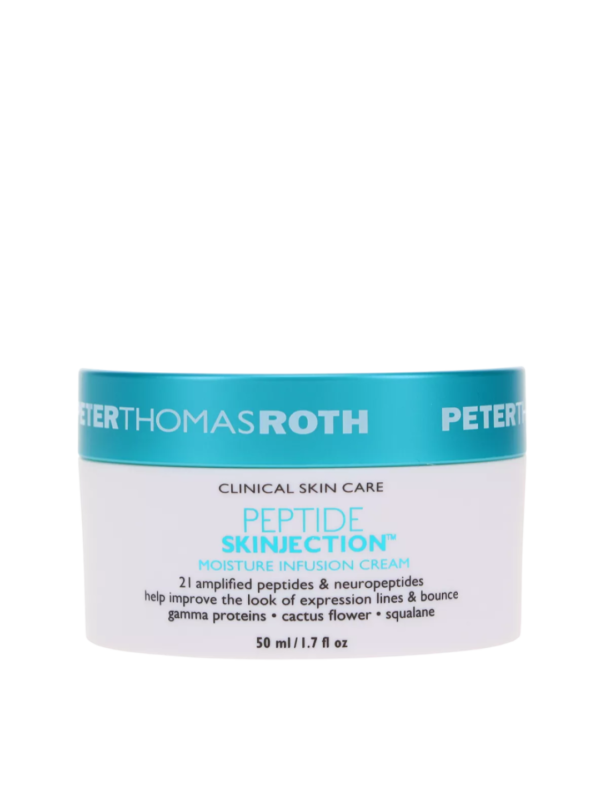 Крем для інтенсивного зволоження та боротьби зі зморшками з пептидами, нейропептидами Peter Thomas Roth Peptide Skinjection Moisture Infusion Cream 50ml