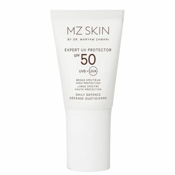 Сонцезахисний крем з SPF 50 з ніацинамідом, екстрактом стовбурових клітин арабійської бавовни, гіалуроновим компексом MZ Skin Expert UV Protector SPF 50 60ml