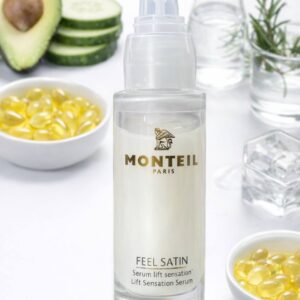 Ліфтингова сироватка для обличчя містить MatrixylTM 3000, гідролізований шовк, екстракт насіння чіа, гіалуронову кислоту Monteil Feel Satin Lift Sensation Serum 30ml