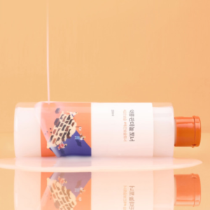 Зволожувальний бар'єрний тонер з екстрактом соєвих бобів та пантенолом, LHA+PHA, керамідами, холестеролом, жирними кислотами Round Lab Soybean Panthenol Toner 250ml