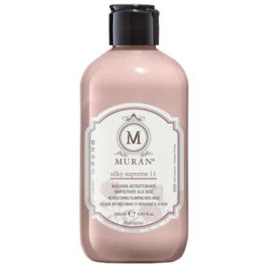 Живильна маска для відновлення та наповнення волосся з дамаською трояндою, шипшиною, центифолією, олією ши, амінокислотами MURAN Silky Supreme 11 Mask 250ml