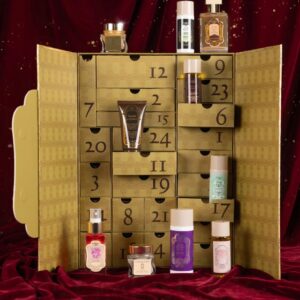 Адвент календар містить 24 унікальних продукти для догляду за шкірою обличчя та тіла La Sultane De Saba Advent Calendar 2025