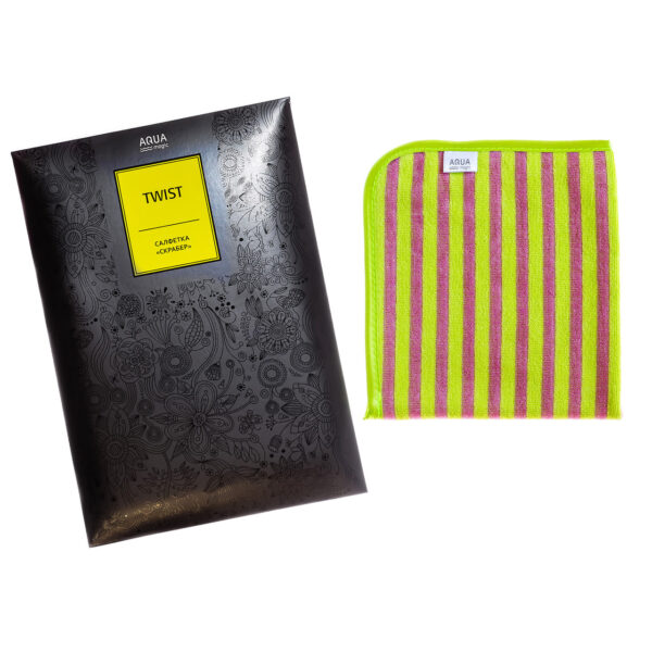Двостороння серветка Скрабер AQUAmagic Twist  для складних забруднень