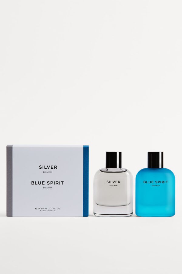 ZARA Silver 80ml + Blue Spirit 80ml