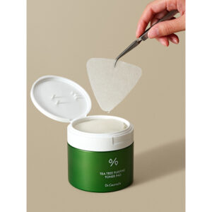 Тонізуючі пади з екстрактом чайного дерева, ніацинамідом, саліциловою кислотою, цинком PCA  Dr.Ceuracle Tea Tree Purifine Toner Pad 60 шт