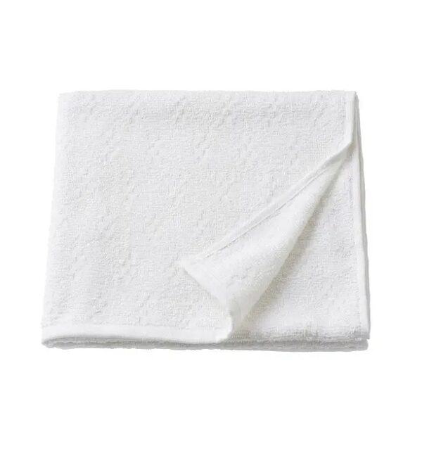 Банний рушник махровий білий IKEA NARSEN  904,473,55