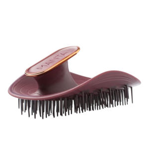 Щітка для волосся зелена бургунді MANTA Brush Burgundy/Rose Gold