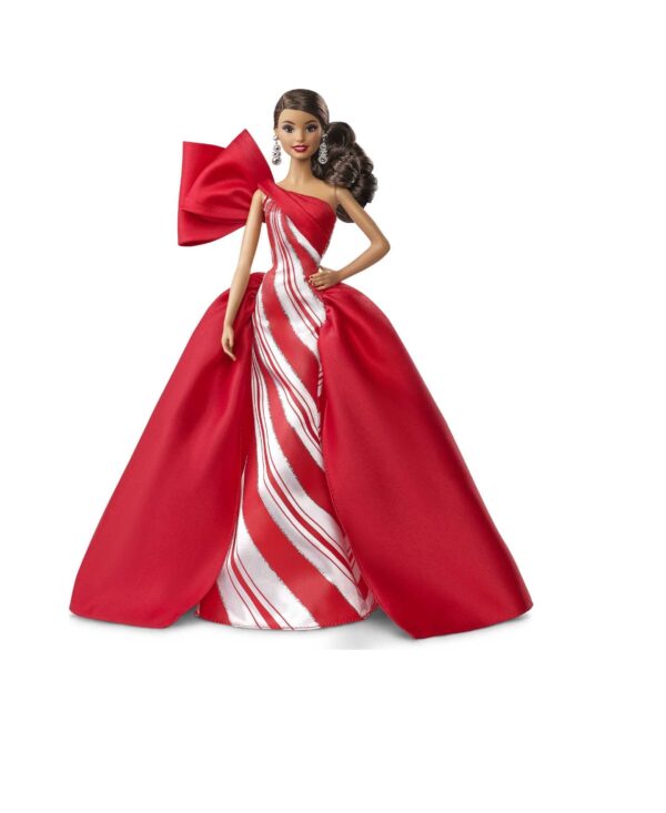 Колекційна лялька Барбі Barbie Holiday Doll, Brunette Side Ponytail Mattel (брюнетка)