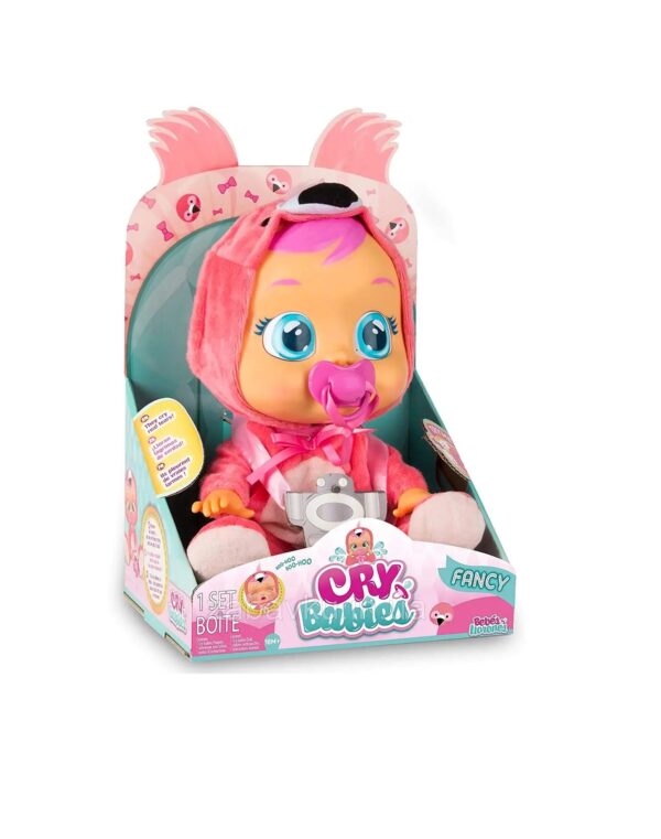 Іграшка Немовля яке плаче Cry Babies Fancy The Flamingo Doll, Pink