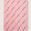 Плед рожевий VICTORIAS SECRET Cozy-Plush Blanket Silver Pink Linear Script 127*152 см