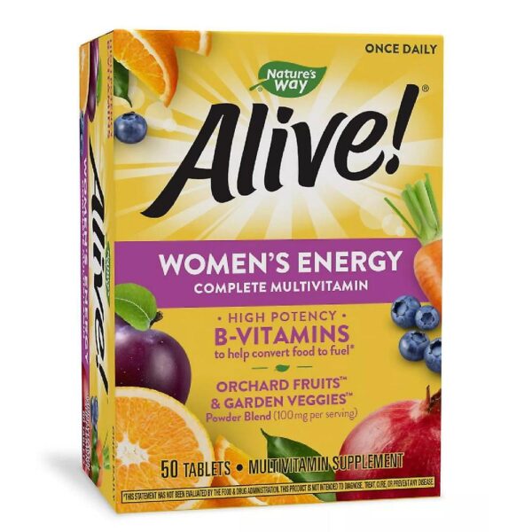 Natures Way, Alive! Womens Energy Complete Multivitamin, 50 Tablets