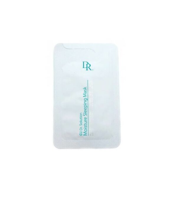 МІНІ Зволожуюча нічна маска з комплексом вітамінів U екстрактом алоє та ніацинамідом CU SKIN Dr Solution Moisture Sleeping Mask 1,5ml