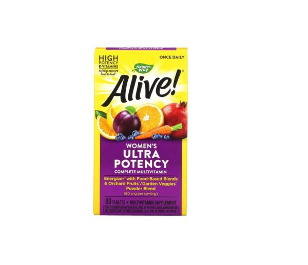 Мультивітамінний комплекс для жінок для підтримки імунітету та серця Natures Way, Alive Once Daily Womens Ultra Potency Multi-Vitamin 30шт
