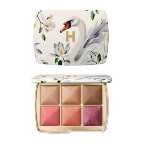 Палетка для обличчя Лебідь: бронзер, пудра, румяна, хайлайтер Hourglass Ambient Lighting Edit Unlocked Palette Swan 1,4g*6