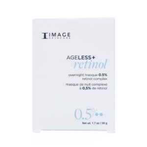 Відновлювальна маска з ретиноловим комплексом 0,5%, XOSM Technology, гіалуроновою, молочною кислотами Image Skincare Ageless+ Retinol Overnight Masque 0.5% 50g