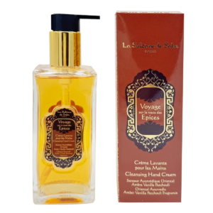 Крем для миття рук Амбра, Ваніль Пачулі La Sultane de Saba Cleansing Hand Cream Oriental Ayurvedic Amber Vanilla Patchouli Fragrance 200 ml