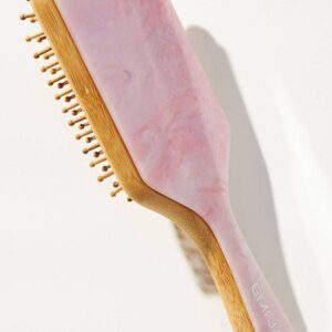 Бамбукова щітка для волосся EMI JAY Bamboo Paddle Brush in Pink Sugar