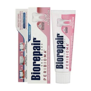 Зубна паста Biorepair Peribioma Gum Protection Захист ясен з гамамелісом, календулою, спіруліною, гіалуроновою кислотою 75ml