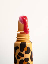 Блиск для губ червоний із золотистим шимером з аплікатором кушон та запахом вишневий брауні LIPSS Lipper-блиск Alter Ego 12ml