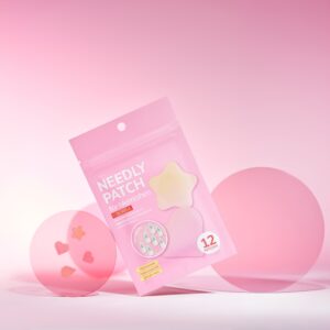 Мікроголкові патчі від прищів з гіалуронатом натрію, ніацинамідом, пантенолом, мадекасосидом, саліциловою кислотою Needly Patch For Blemishes Colorful 12 patches