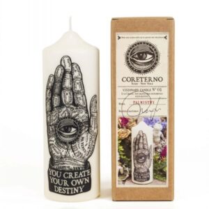 Візіонерська свічка-стовп Coreterno Visionary Pillar Candle Palmistry
