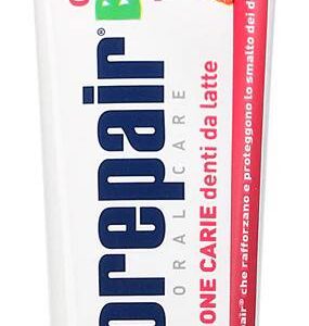 Зубна паста для дітей 0-6 років без фтору, з рідкою емаллю з екстрактом суниці Biorepair Junior Topo Gigio Cartoon 50ml