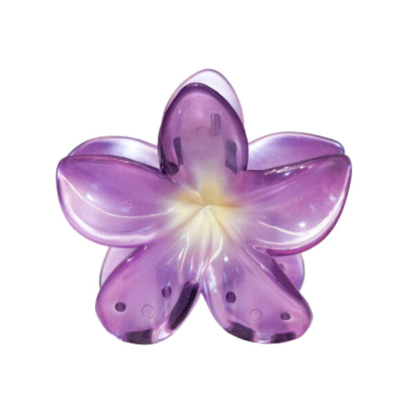 Заколка для волосся (фіолетовий з жовтим) EMI JAY Super Bloom Clip in Iris Pearl