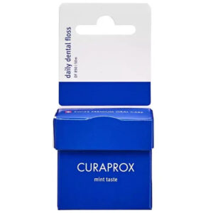 Зубна нитка DF 850 для щоденного використання з ароматом мяти Curaprox Daily Dental Floss 50m