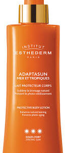 Спрей для тіла Адаптасан*** містить CW (карнозин, мінеральні солі) GCP (вітамін Е), AS Institut Esthederm Adaptasun*** Protective Milky Body Spray 150ml