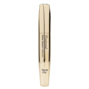 Ультрачорна водостійка туш з глянцевим ефектом Farmstay Diamond Shine Impact Mascara 12 g